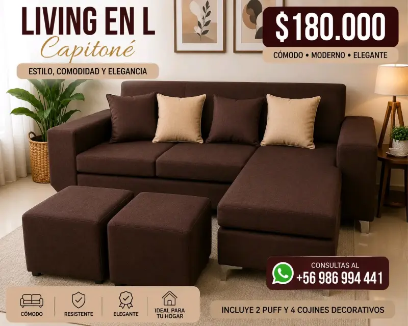 Sofá cama moderno y elegante negro - 4