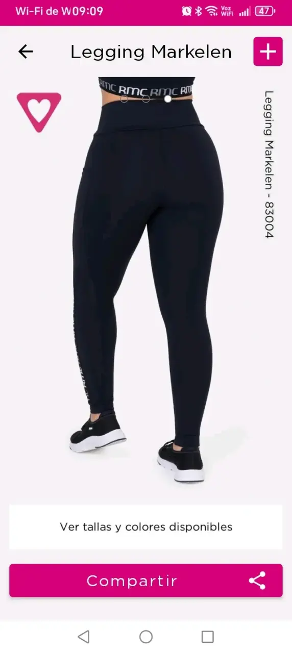 Leggings deportivos negros para mujer - 2
