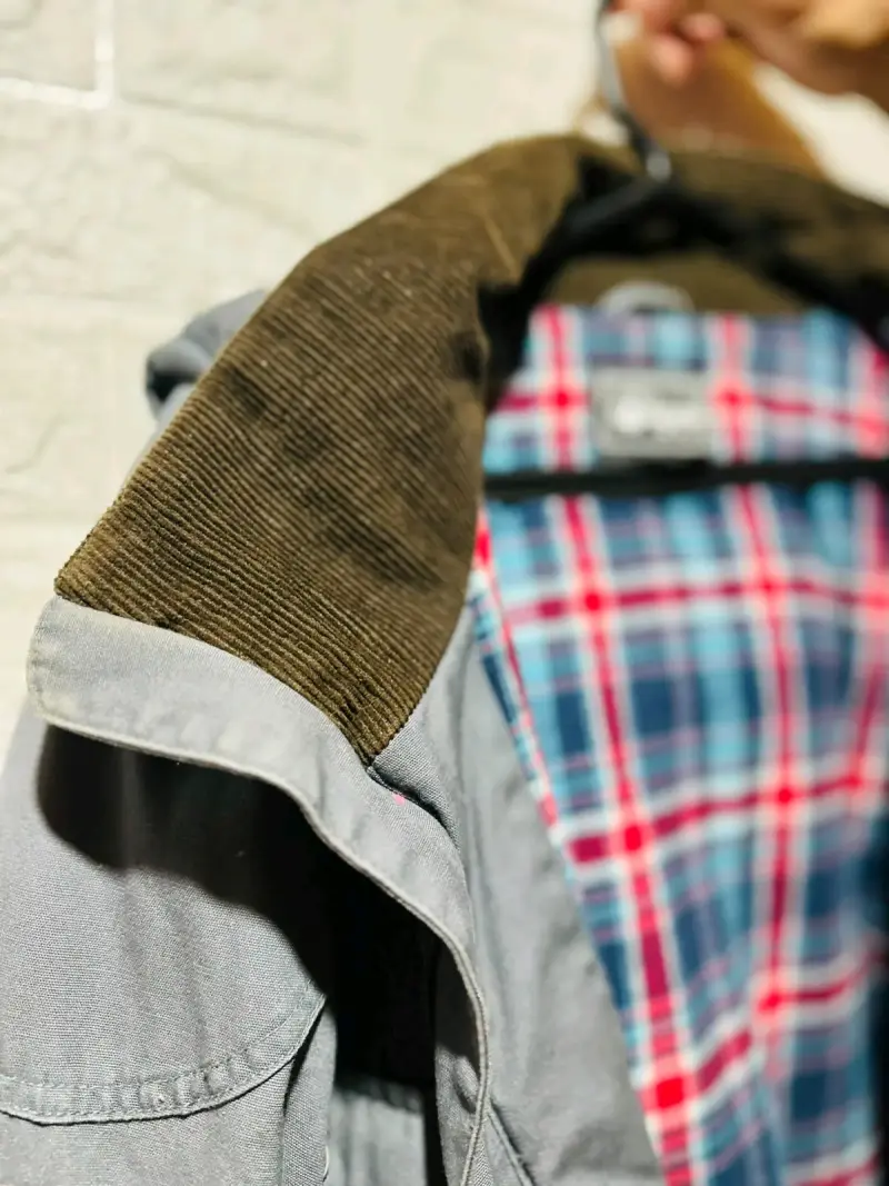 Chaqueta Hombre Lippi Gris con Forro a Cuadros - 3