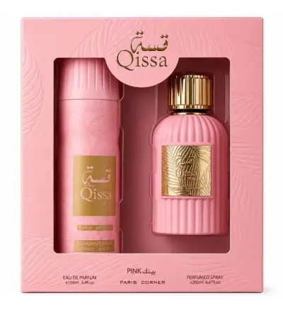 Set de Perfume y Spray Qissa Pink Paris Corner - miniatura 1