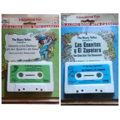 Dos cuentos en Cassette Story Teller, vintage. - miniatura 1