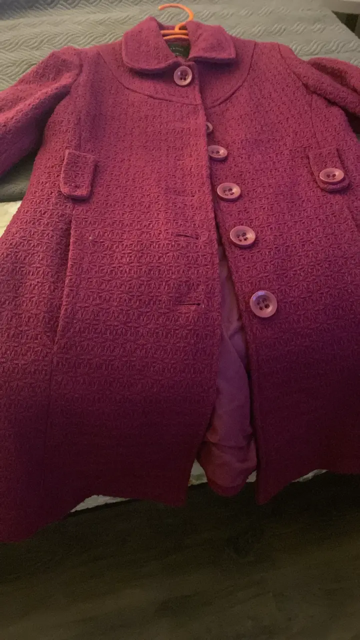 Abrigos talla 42 (L) verde, fugsia y gris - 2