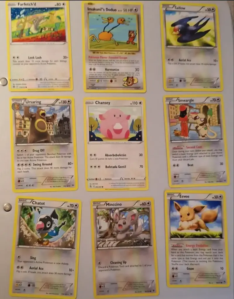 Colección de Cartas Pokémon Variadas - 2