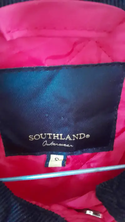 Chaqueta acolchada roja Southland para mujer - miniatura 3
