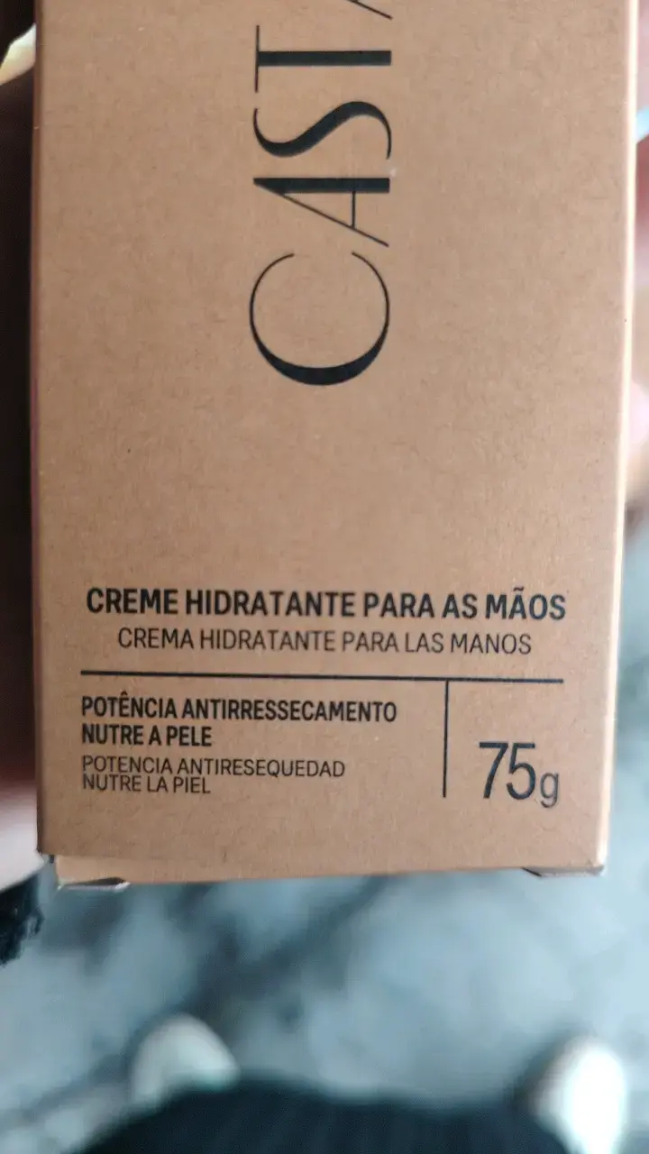 Crema Hidratante para Manos Natura Ekos Castaña 75g - 3
