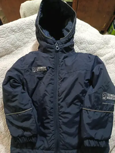 Chaqueta impermeable para niño Technical Mountain azul - miniatura 1