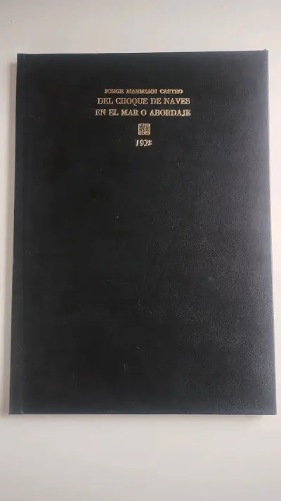 Libro antiguo 'Del Choque de Naves en el Mar o Abordaje' 1928 - miniatura 6