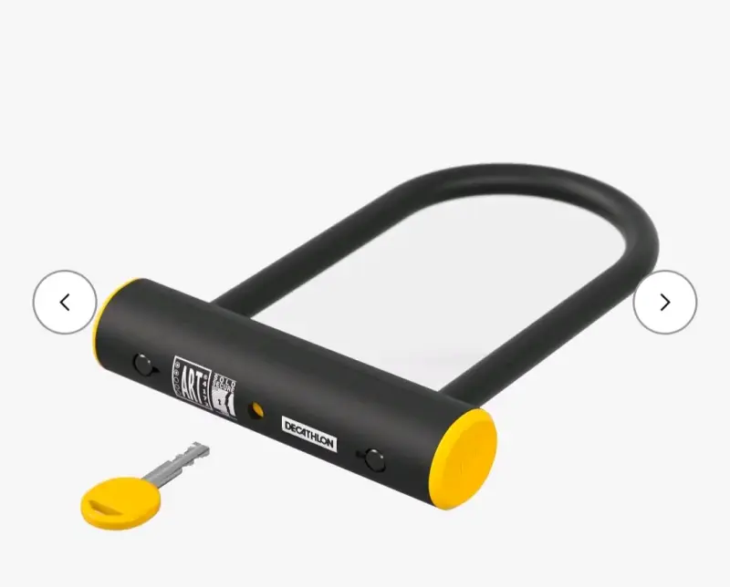 Candado bicicleta con cable Decathlon - 2