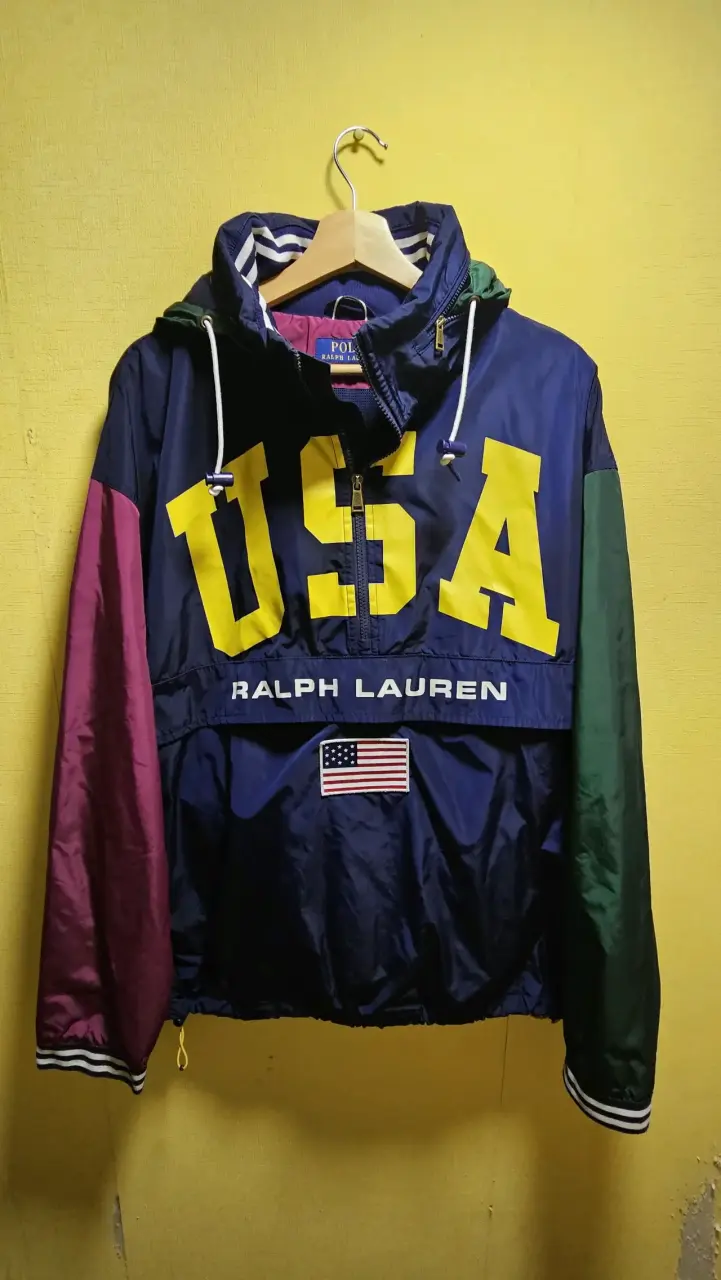 Cortaviento Polo Ralph Lauren USA color block - 1