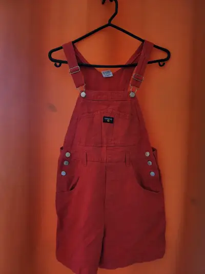 Jardinera corta roja Jordache para mujer - miniatura 1