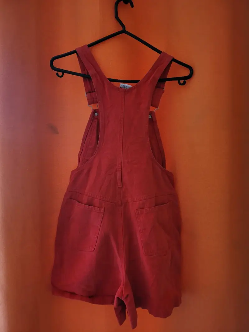 Jardinera corta roja Jordache para mujer - 2