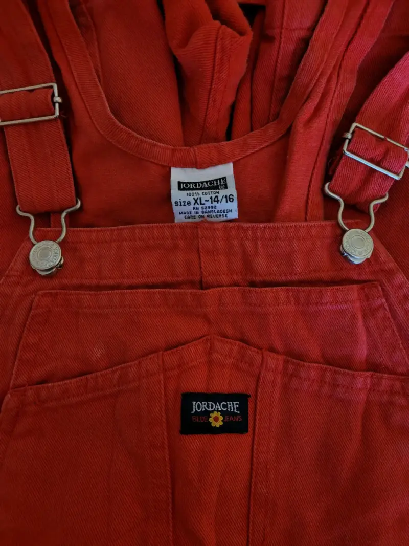 Jardinera corta roja Jordache para mujer - 3