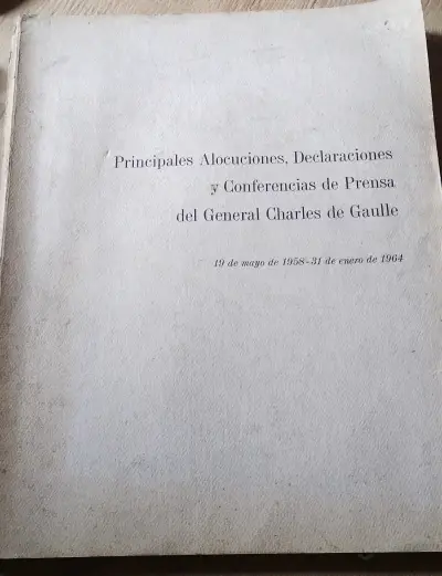 Libro 'Principales Alocuciones de Charles de Gaulle' - miniatura 1