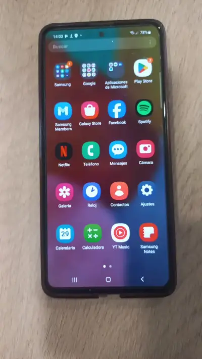 Smartphone Samsung Galaxy A51 azul en buen estado - miniatura 1