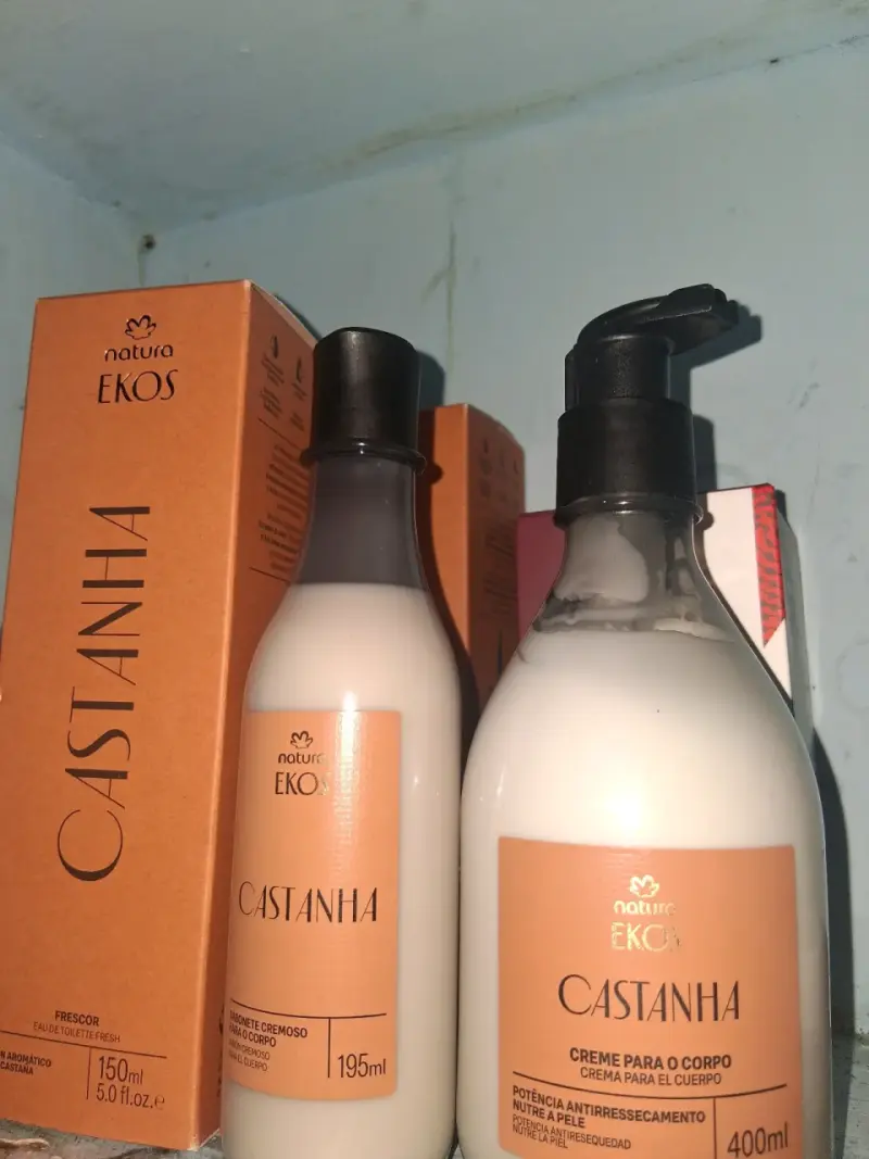 Set de cremas Natura Ekos Castanha para el cuerpo