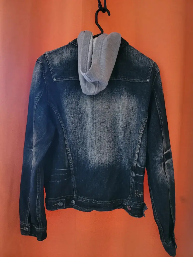 Chaqueta de mezclilla con capucha Sublevel talla S - 2