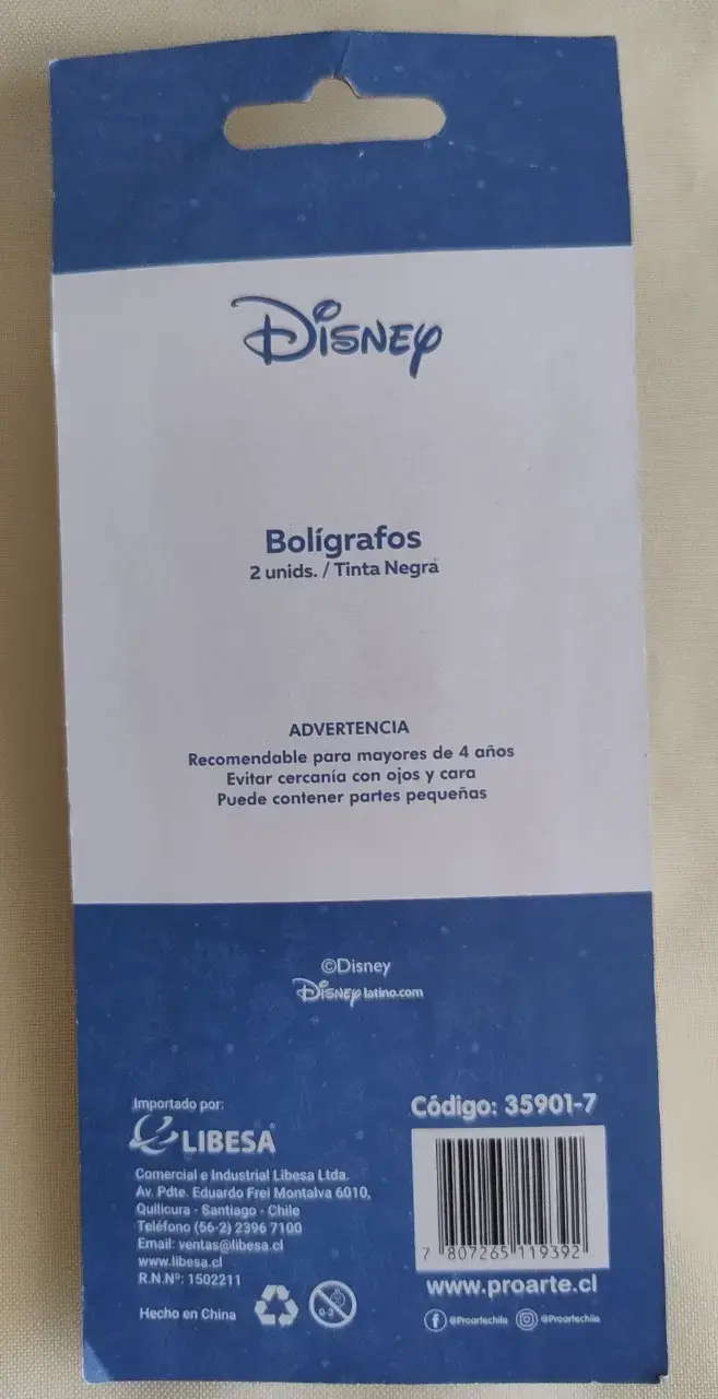 Set de bolígrafos Disney Proarte 101 Dálmatas - 3