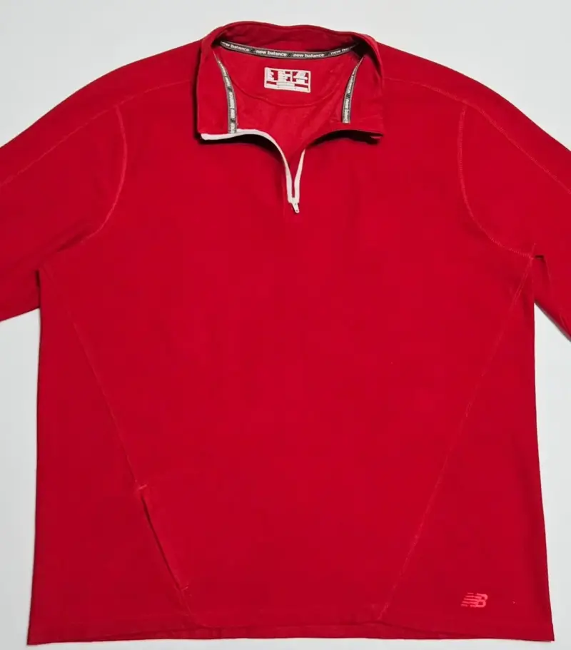 Polerón deportivo rojo New Balance para hombre - 4