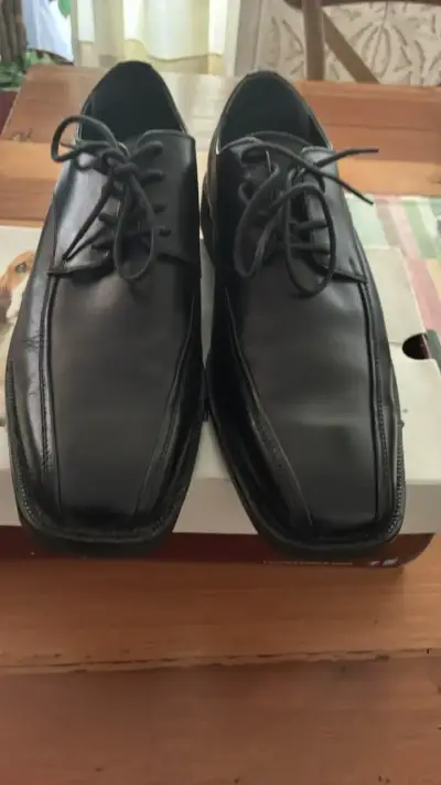 Zapatos de vestir negros para hombre - miniatura 1