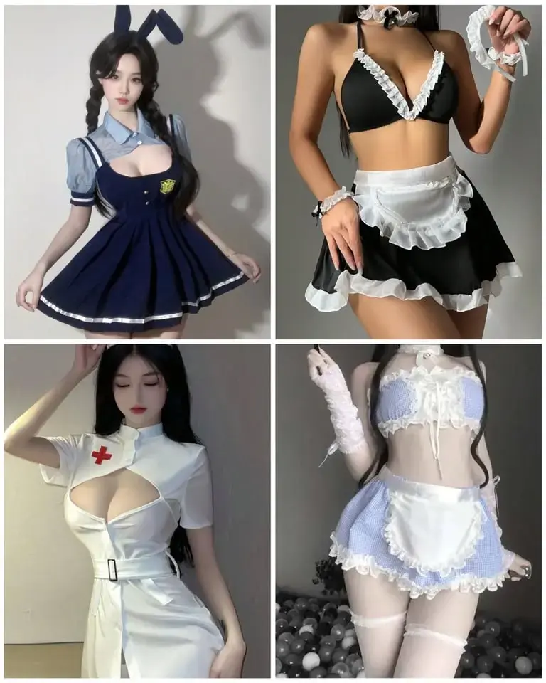 Lote ero cosplays / disfraces eroticos mujer - 1