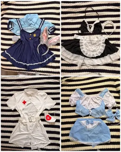 Lote ero cosplays / disfraces eroticos mujer - miniatura 2