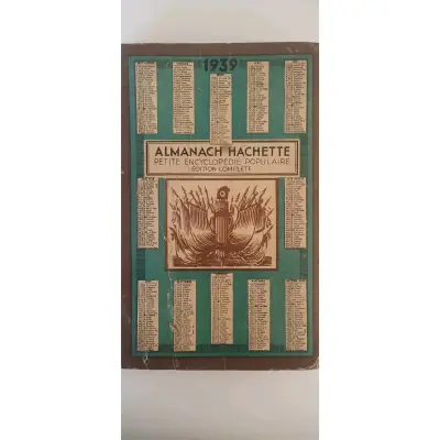 Almanaque Hachette 1939 Edición Completa - miniatura 1