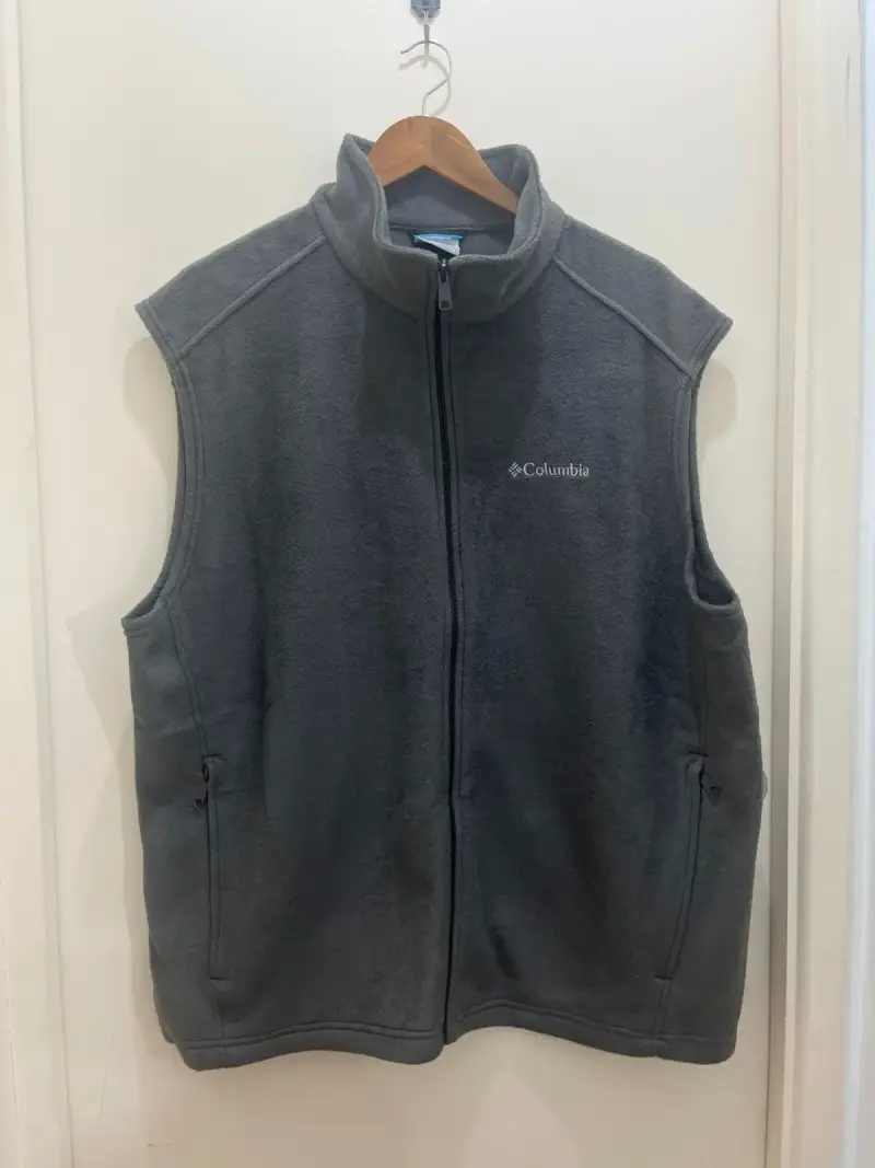 Chaleco polar gris Columbia para hombre - 2
