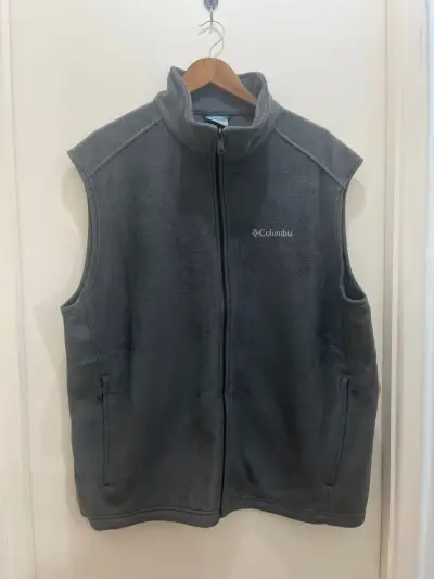 Chaleco polar gris Columbia para hombre - miniatura 2