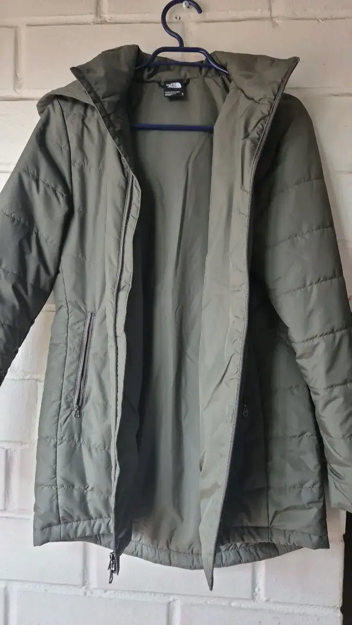 Parka verde The North Face con capucha - 1