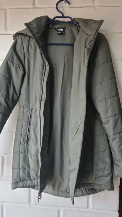 Parka verde The North Face con capucha - miniatura 1