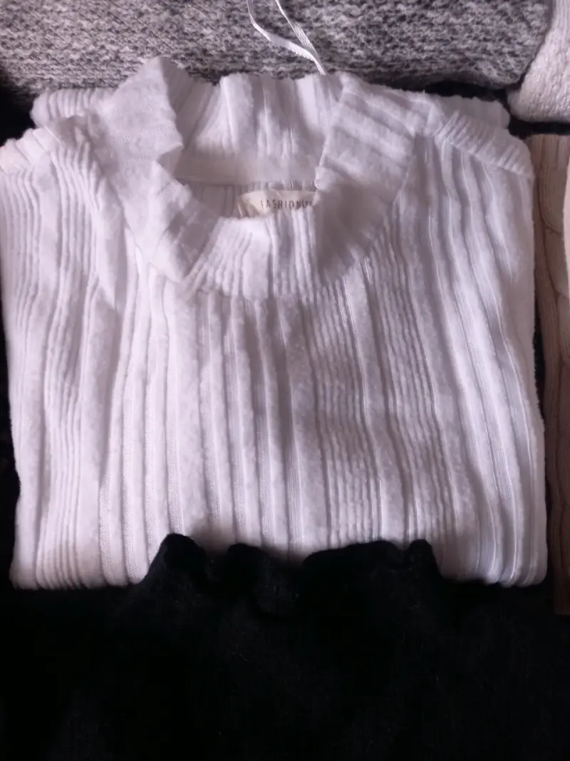 Lote de 10 sweaters chalecos mujer varios colores - 5