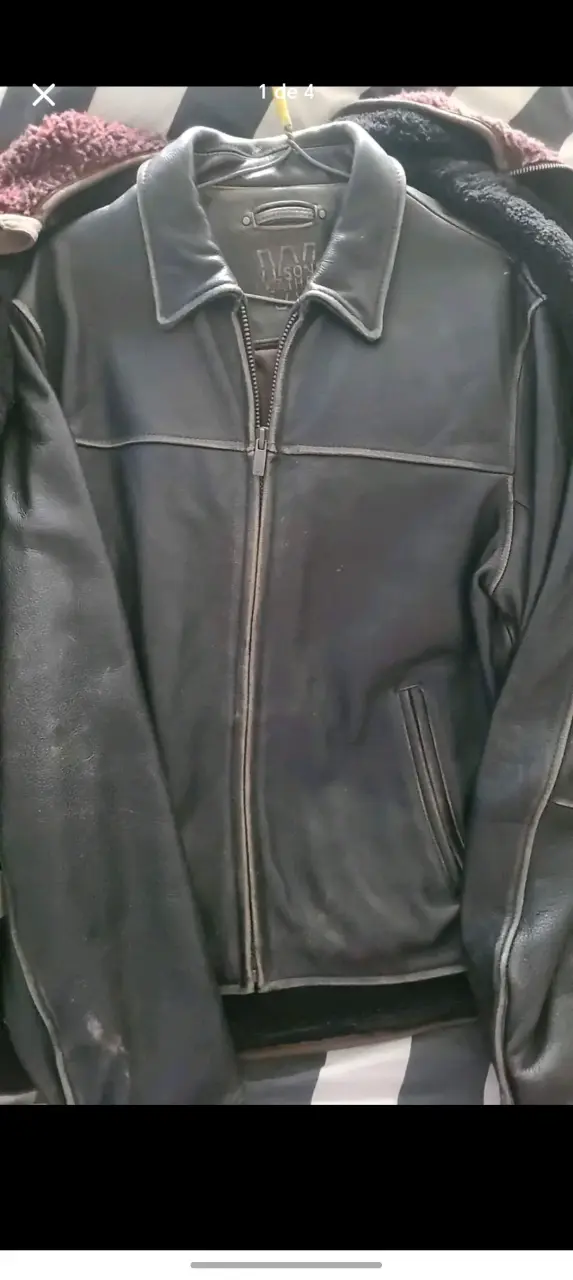 Chaqueta de cuero negra Wilsons Leather - 1