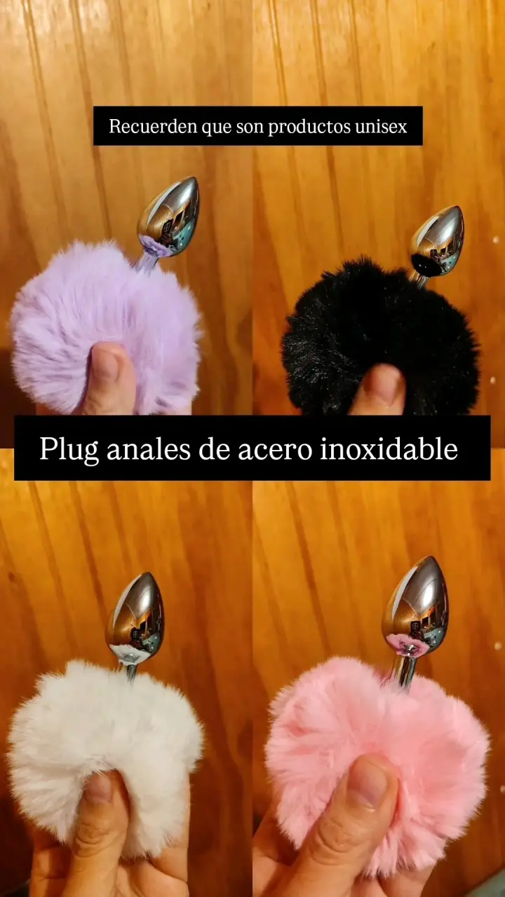 Plug anal acero inoxidable