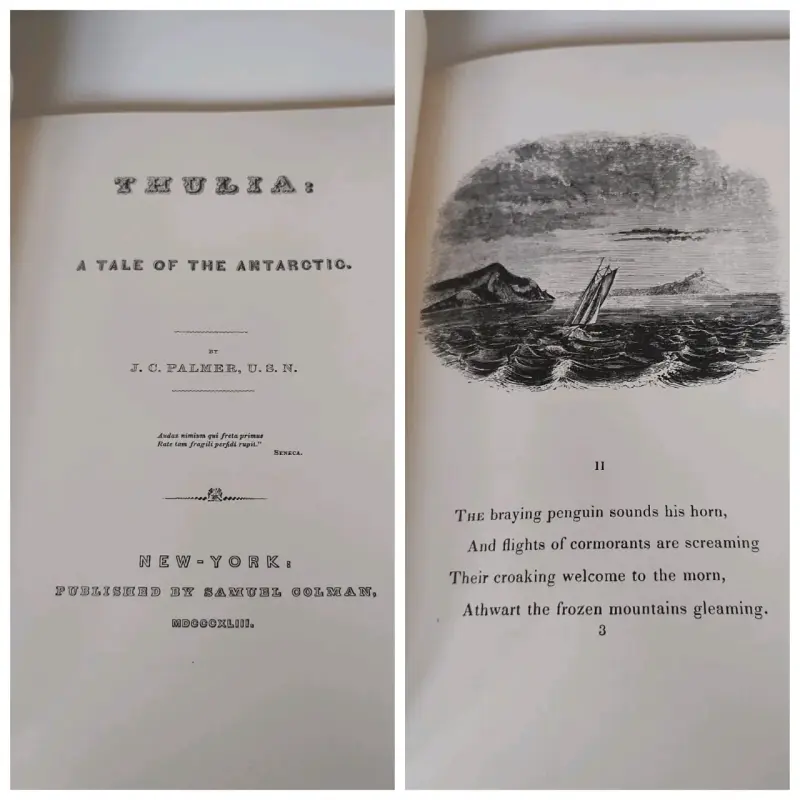 Libro raro 'Thulia: Un Relato del Antártico' 1962 - 2