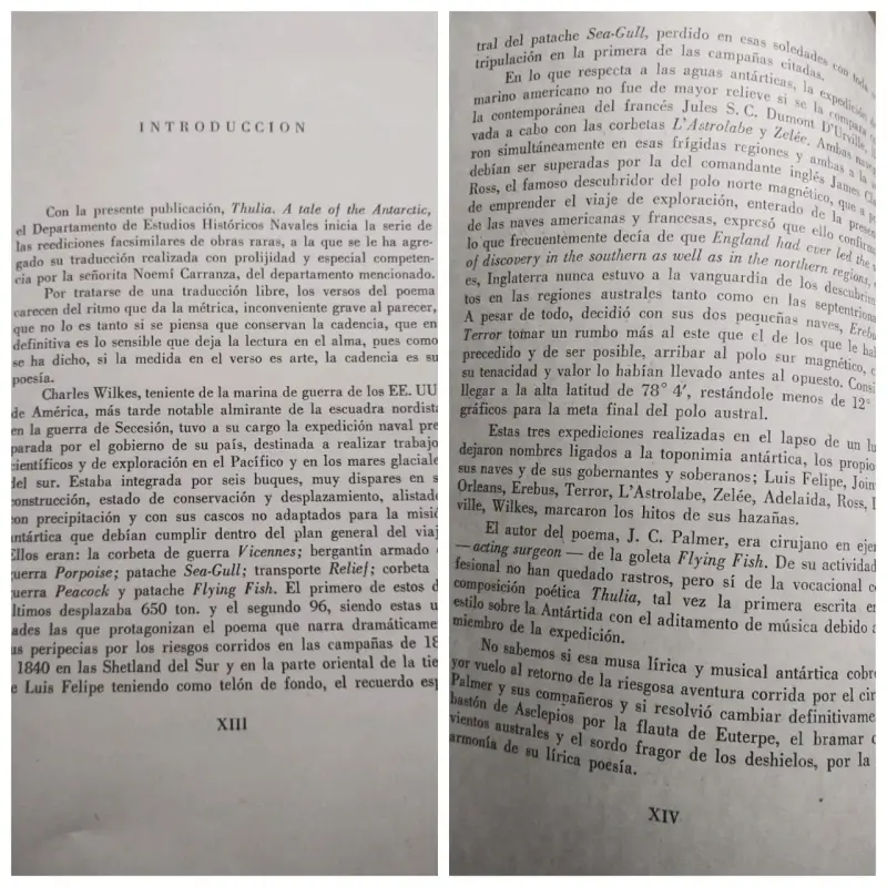 Libro raro 'Thulia: Un Relato del Antártico' 1962 - 4
