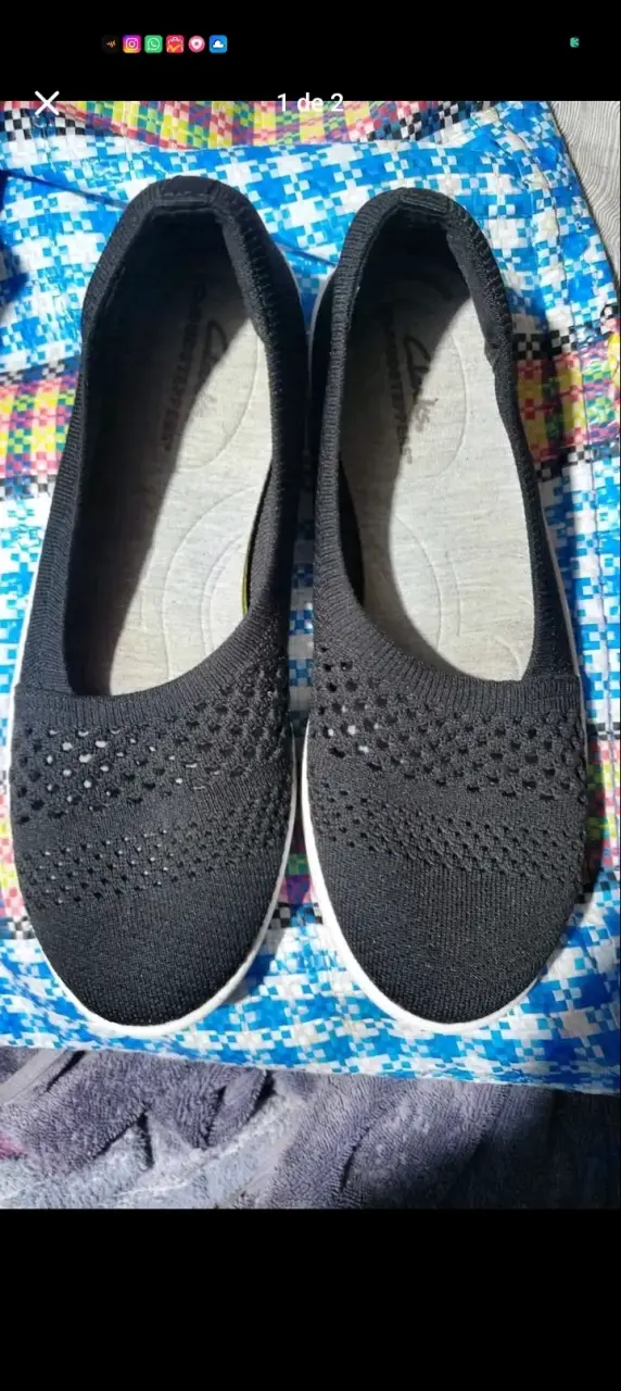 Zapatillas planas negras