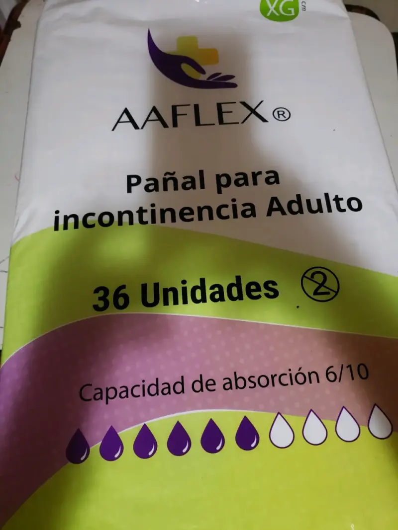 60 Pañales para incontinencia adulto AAFLEX XG