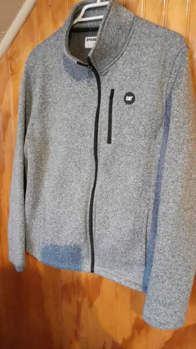 Chaqueta de lana gris Caterpillar para hombre - miniatura 1