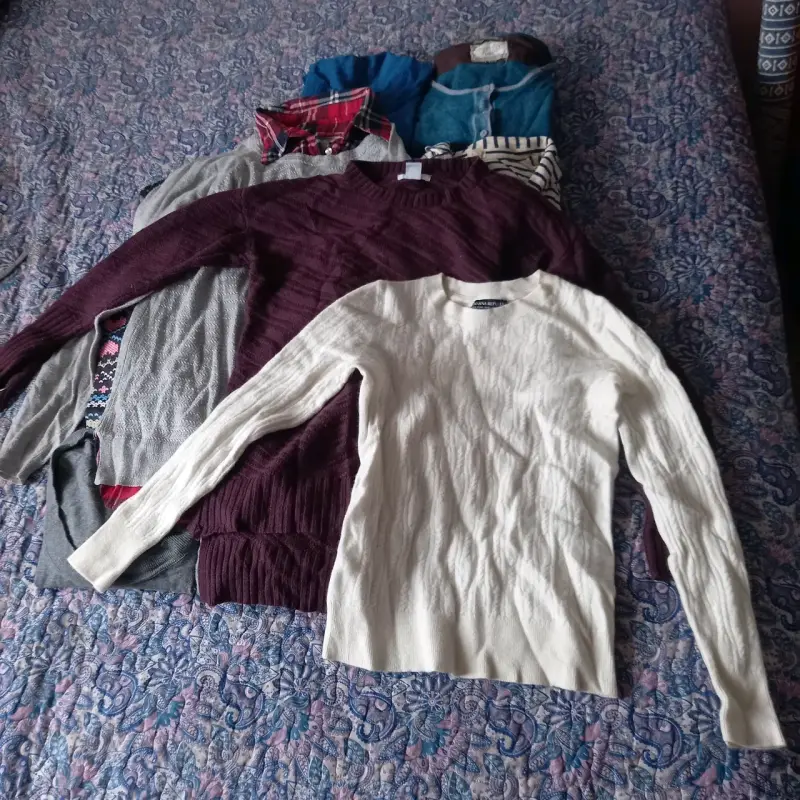 Lote de sweaters y polerones de mujer en varios - 4