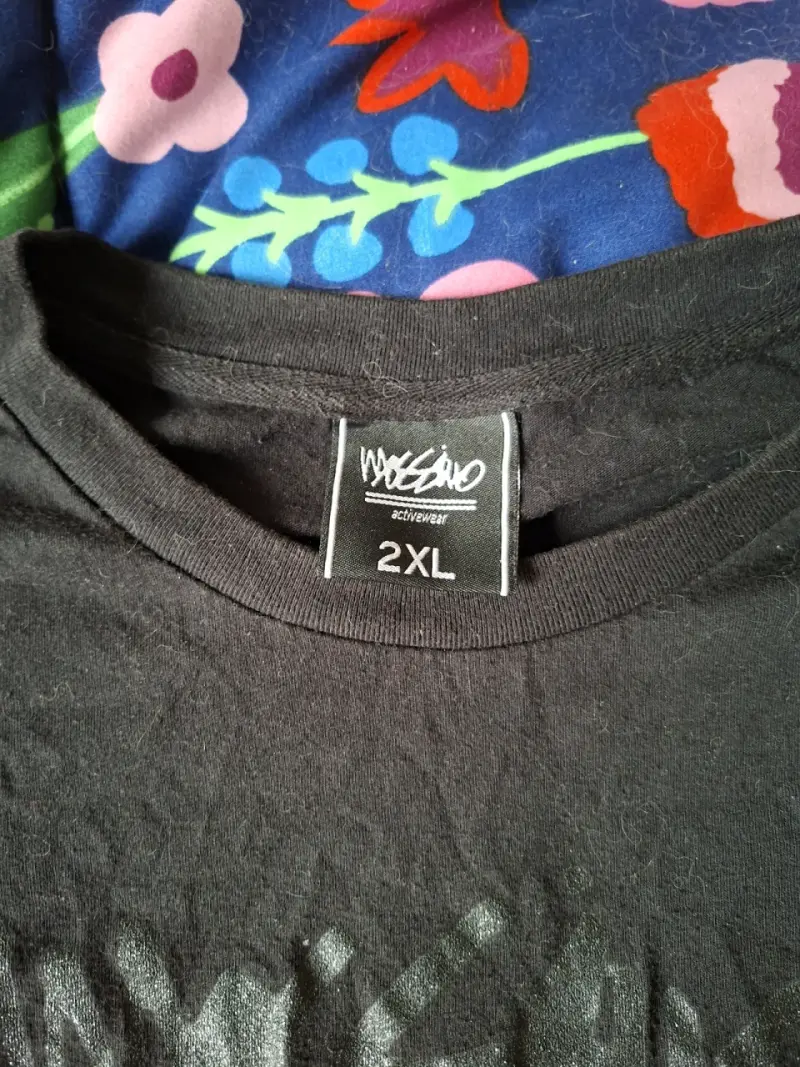 Polera negra talla 2XL Mossimo - 2