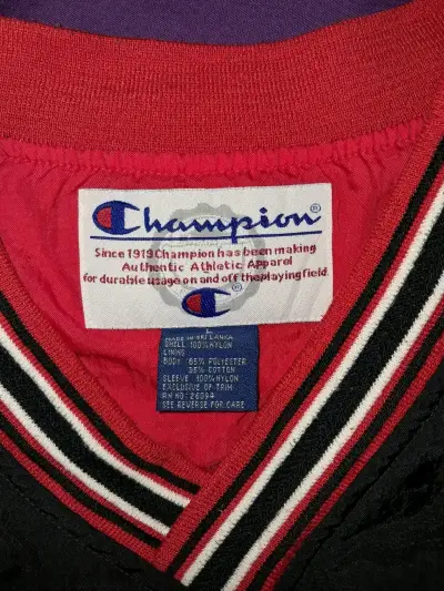 Rompevientos Champion Wisconsin Negro - miniatura 2