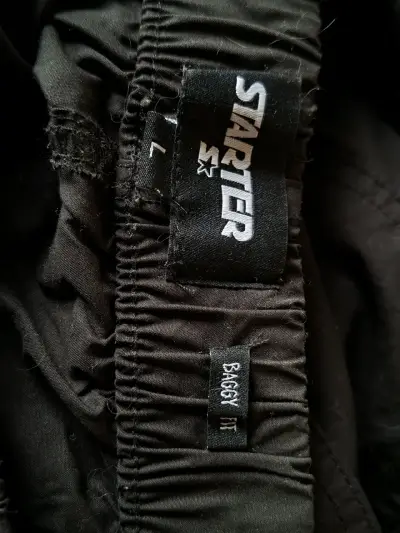 Pantalones cortos negros Starter para hombre - miniatura 3