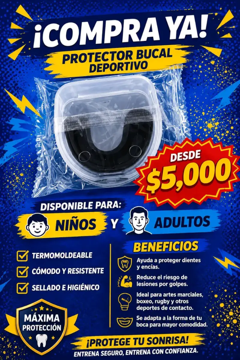 Protector Bucal Deportivo Termomoldeable