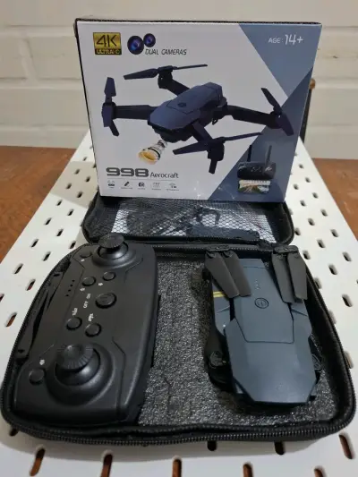 Dron 998 con Cámara Dual 4K y Control Remoto - miniatura 1