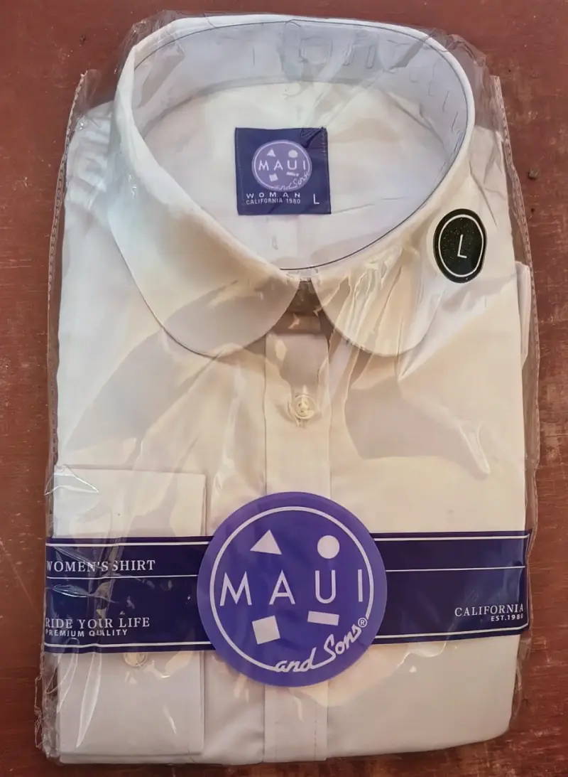 Blusa blanca de mujer Maui and Sons talla L