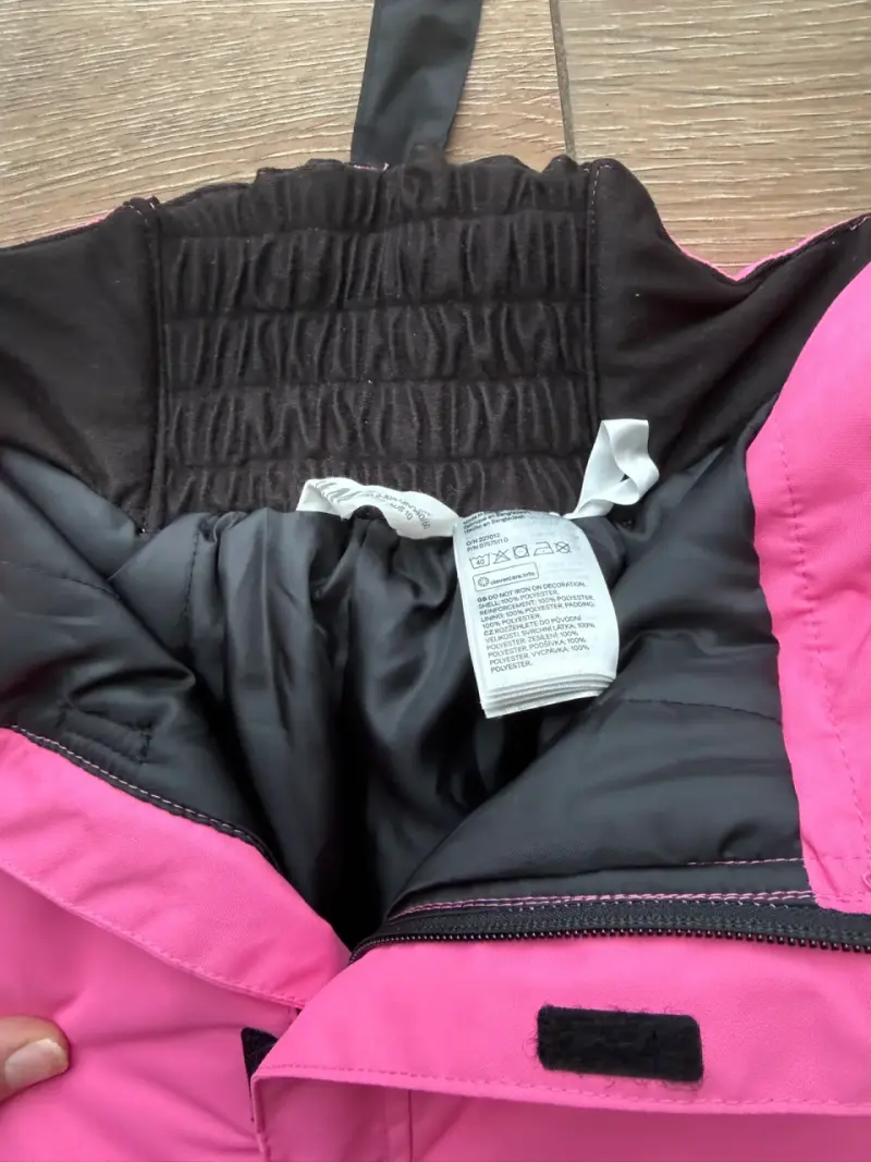 Pantalones de nieve para niñas color rosa - 2