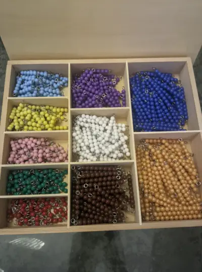 Set de Cuentas Montessori de Colores - miniatura 1
