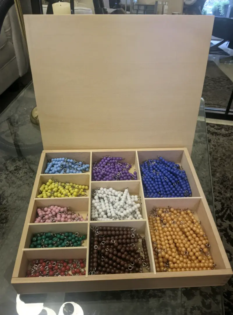 Set de Cuentas Montessori de Colores - 2