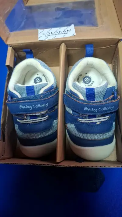Zapatos para bebé Baby Colloky azul 20 - miniatura 1