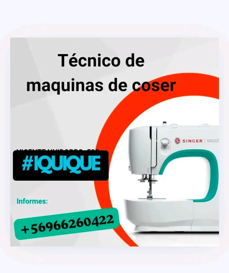 Máquina de Coser Singer M3305E en Buen Estado